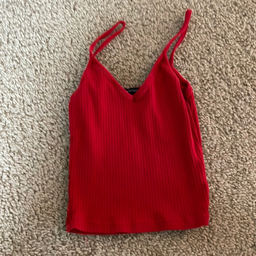 Brandy Melville red tank top